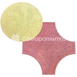 Фото №3 Тротуарная плитка «Крест кружева»