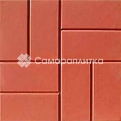 Фото №2 Тротуарная плитка «8 кирпичей-2»