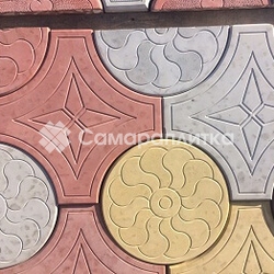 Фото №4 Тротуарная плитка «Крест кружева»