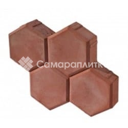 Фото №2 Тротуарная плитка «Соты»