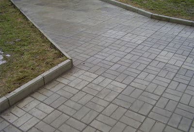 Тротуарная плитка «8 кирпичей-2». Пример укладки фото №6